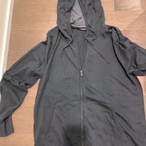 Banana republic size large black zip up